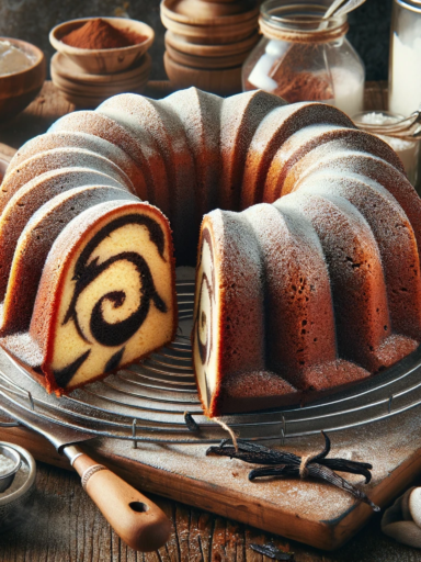 Mramorová bábovka - recept
