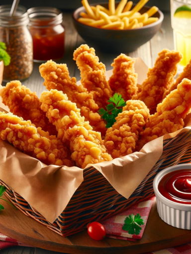 KFC kuřecí stripsy doma - recept